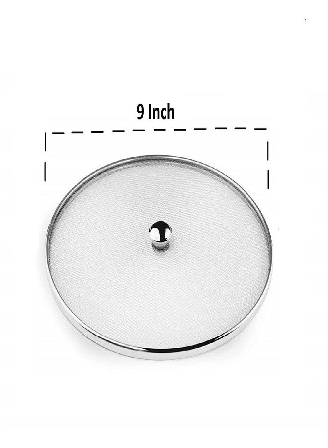 First Front Stainless Steel Multi Purpose Milk Net Cover (Strainer) Set of 4 Piece (7, 8, 9 & 11 Inch) - Silver - Image 5